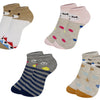 Girls' cheerful socks QW2021 6 pairs