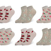 Women's ankle socks FRUITS ET35026 - 6 pairs