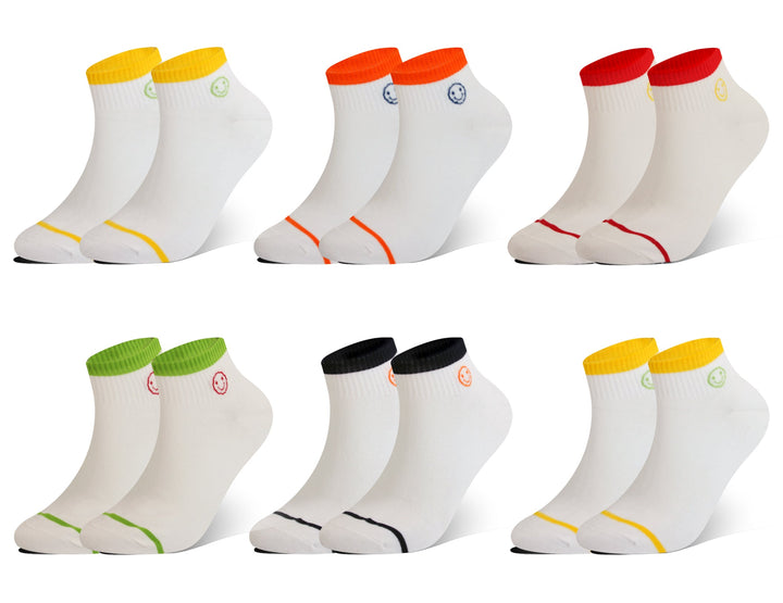 Women's ankle socks SMILE ZMM32605 6 pairs