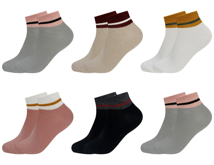 Women's ankle socks CW407 6 pairs