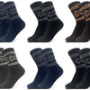 Men's furry thermal socks ZWD-1301 6 pairs