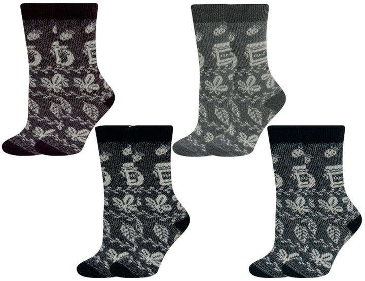 Women's thermal socks LY217 4 pairs