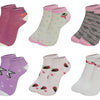 Girls' cheerful socks QW2018 6 pairs