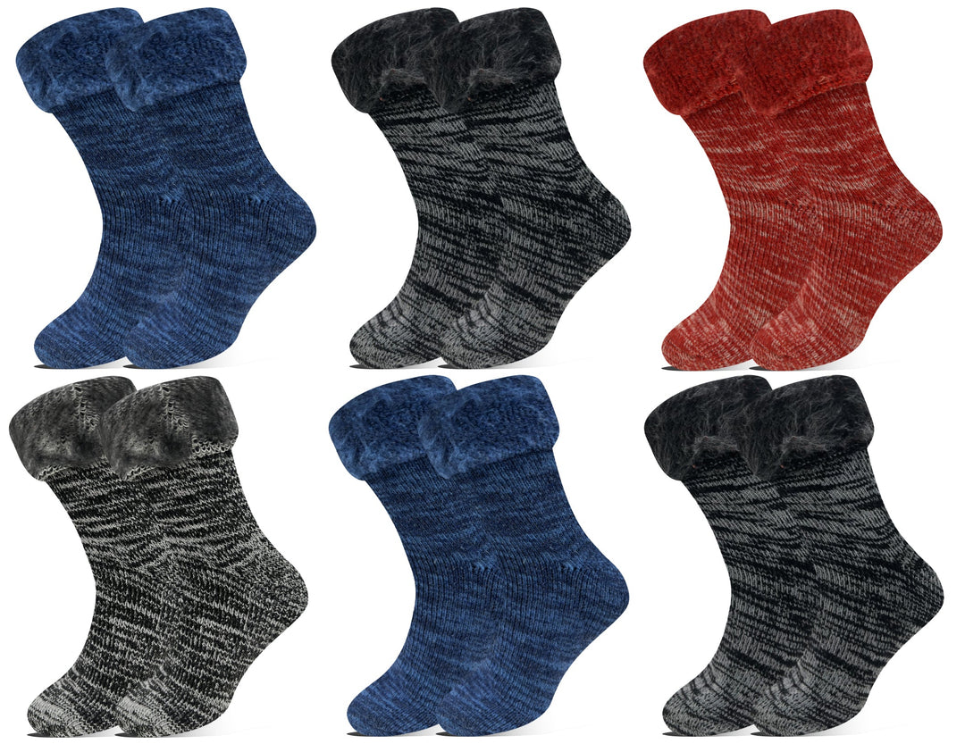 Women's wool thermal socks ALPACA ZCM9241 3 pairs