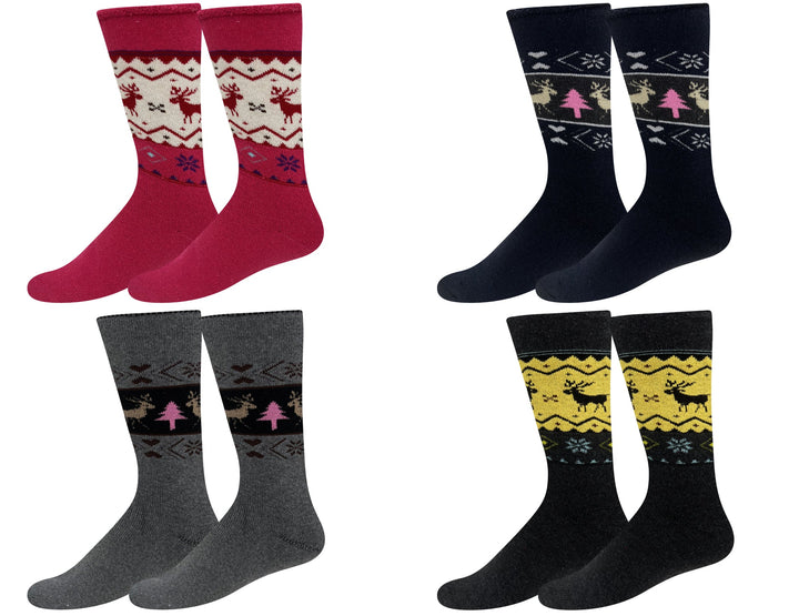 Women's medical thermal socks JW1107 4 pairs