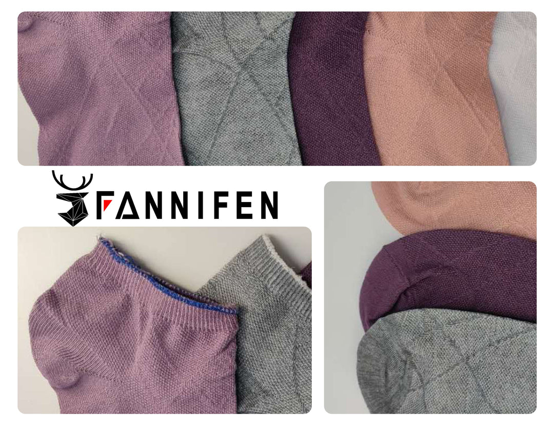 Women's ankle socks Z875 - 6 pairs