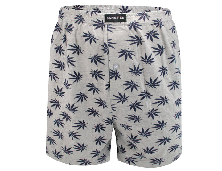 Men's shorts with leaf design HF024 - 4 pcs in a pack