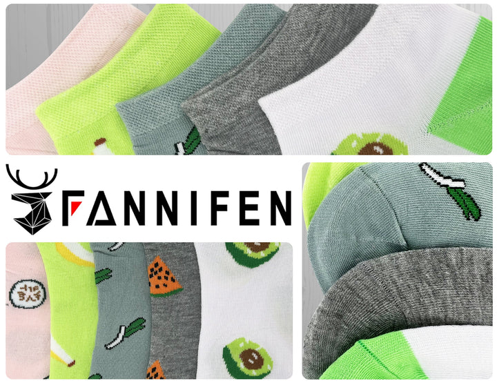 Women's funny socks GREENS IW5619 6 pairs