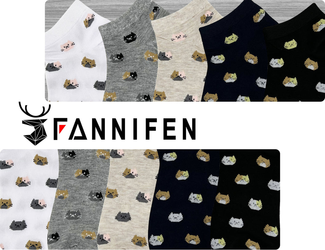 Women's ankle socks CATS XW2659 6 pairs