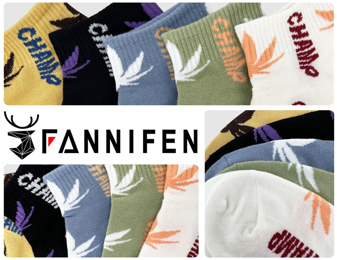 Women's ankle socks LEAVES CW386 6 pairs