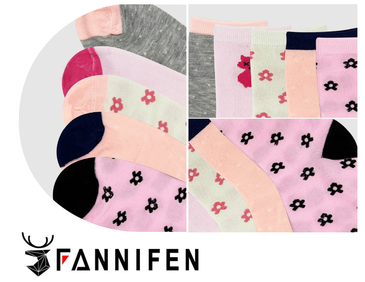 Girls' socks QW3049 - 6 pairs