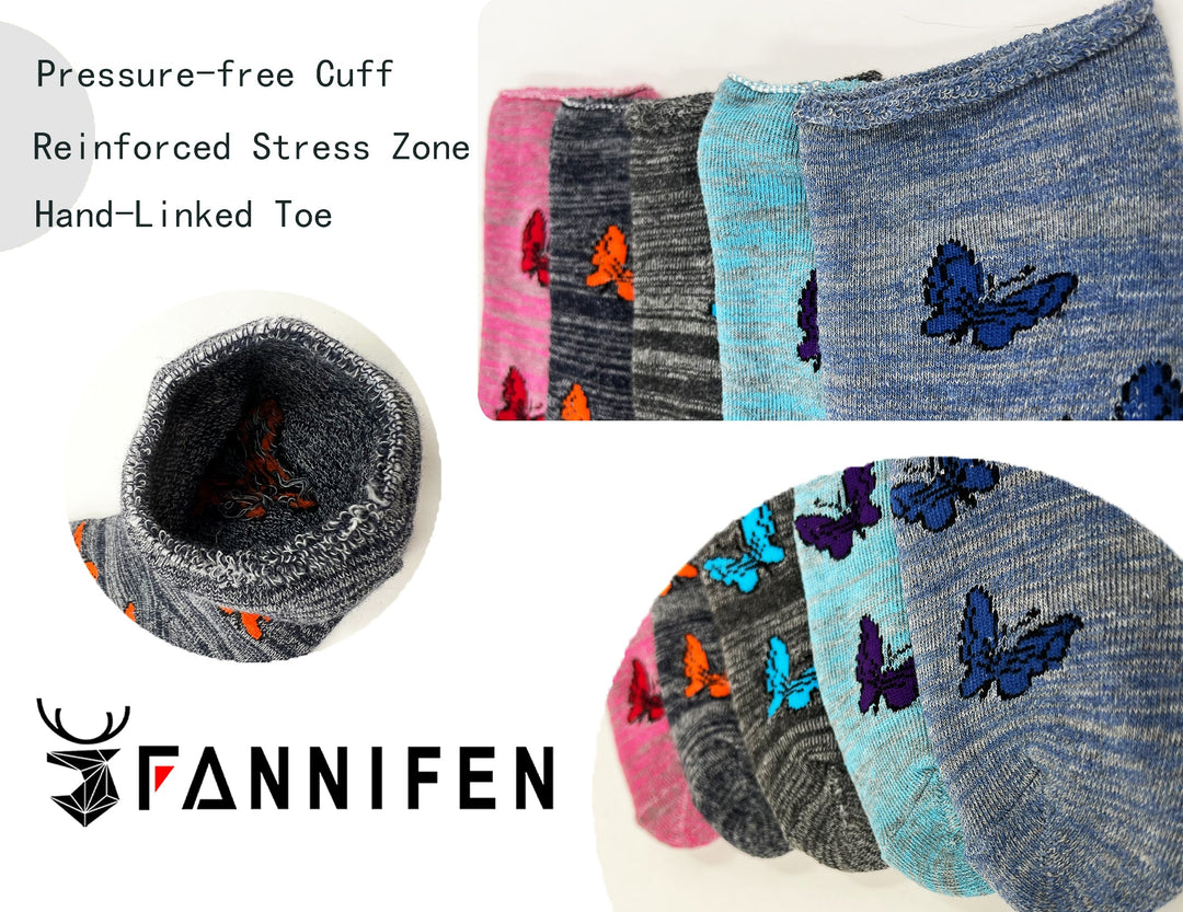 Women's thermal socks BUTTERFLY SSW046 4 pairs