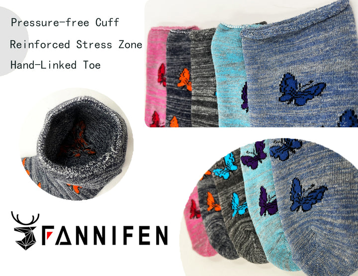 Women's thermal socks BUTTERFLY SSW046 4 pairs