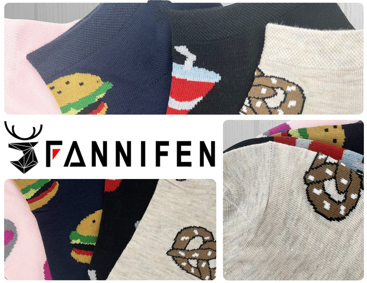 Women's cheerful socks SNACK IW5618 6 pairs