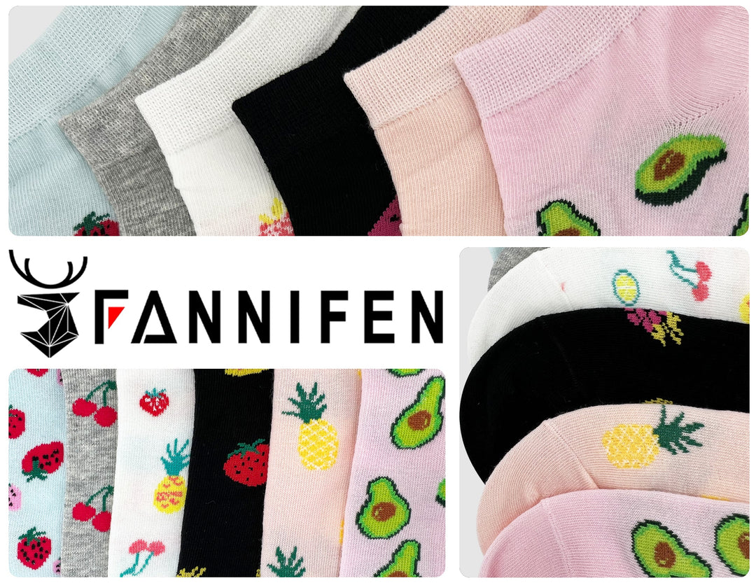 Women's ankle socks FRUITS CW396 6 pairs