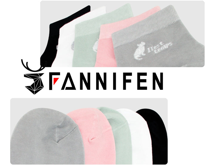 Women's ankle socks with animal design ECC-2104C - 6 pairs