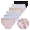 Women's high-waisted cotton panties CZ8040 - 3 pcs in a pack