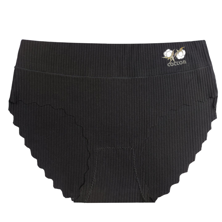 Women's solid-colored panties CZ8062 - 3 pieces in a pack