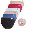 Women's solid-colored panties CZ8062 - 3 pieces in a pack