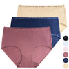 Women's high-waisted panties CZ8083 - 3 pieces in a pack