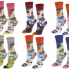 Women's funny socks DB600 6 pairs