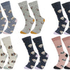 Women's cheerful socks DOG DB602 6 pairs