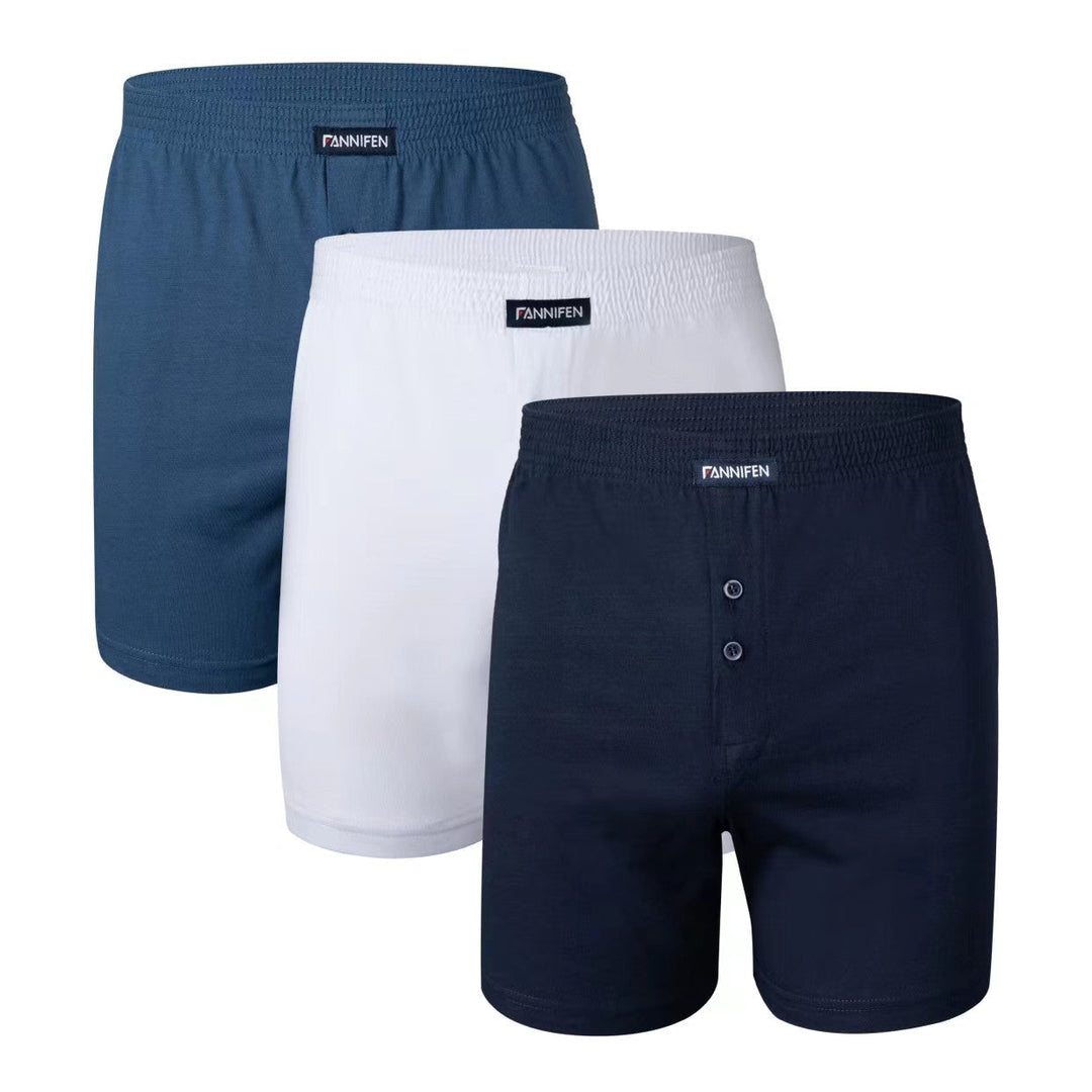 Set of men's cotton M-4XL shorts EK002-2 3pcs in a pack