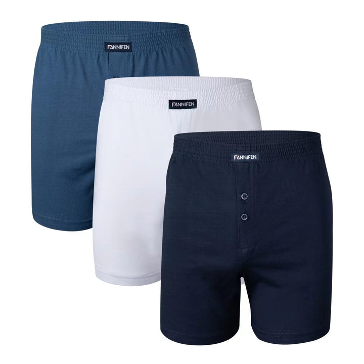 Set of men's cotton M-4XL shorts EK002-2 3pcs in a pack