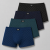 FANNIFEN Men’s Cotton Boxer Briefs G55468- 4 pcs in a pack