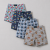 PESAIL Men’s Breathable Cotton boxer shorts HF021K-4pcs in a pack