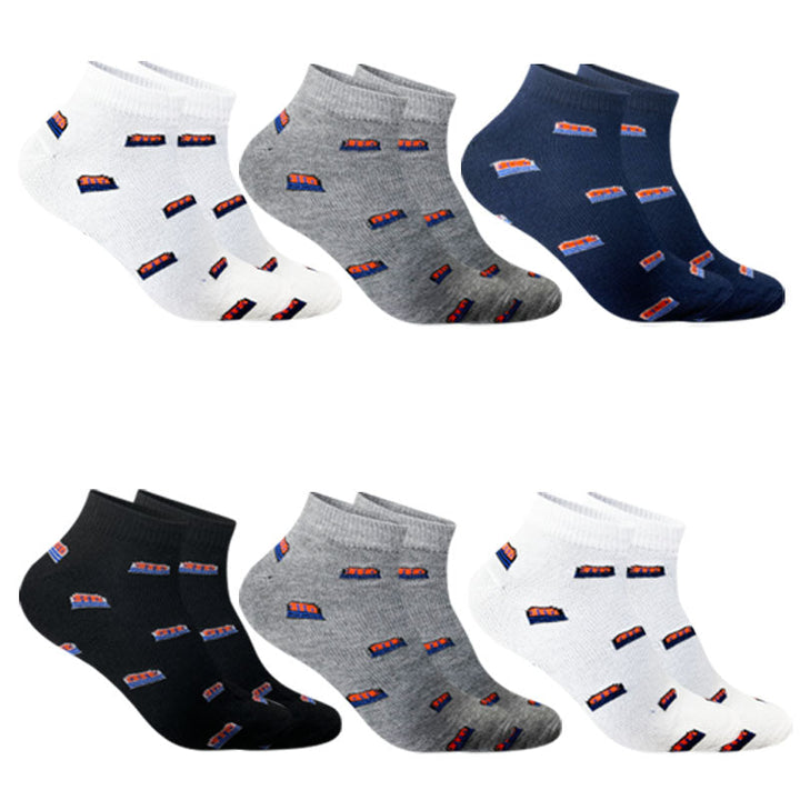 Men's ankle socks LM204 6 pairs