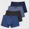 FANNIFEN Men’s Printed Boxer Briefs M6806 - 4 pcs in a pack