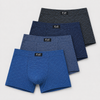 FANNIFEN Men’s Striped Boxer Briefs in big size M6810 - 4pcs in a pack