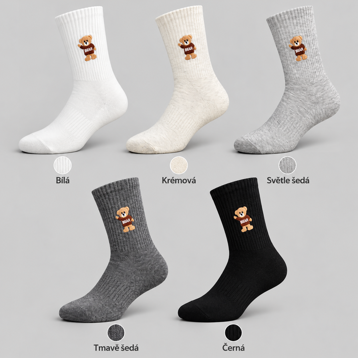 MX652 women's thermal teddy bear socks colors