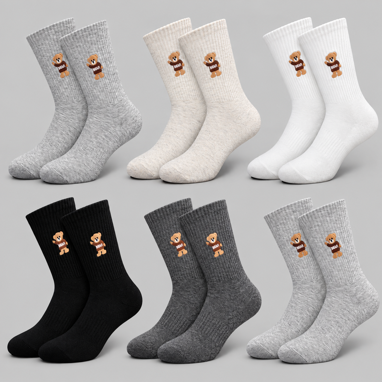 MX652 women's thermal teddy bear socks main