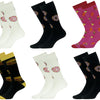 Women's cheerful socks Snacks NY05 6 pairs