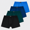 Pánske bavlnené boxerky 4XL – 7XL s pruhmi PE-340 – 4 kusy v balení
