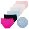 Women's high-waisted bamboo classic smooth panties RM0036 - 3 pieces in a pack