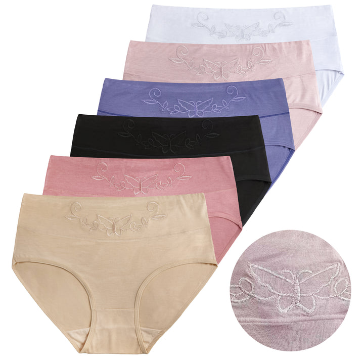 Women's high-waisted no show smooth seamless daily panties RM0049 - 3 pieces per pack