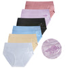 Women's high-waisted ROSE smooth breathable panties RM0054 - 3 pieces in a pack
