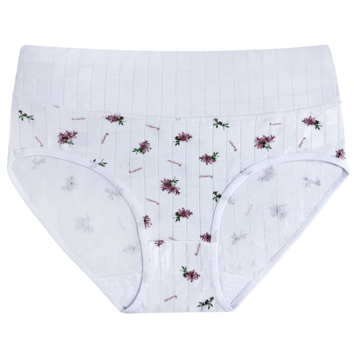 Women's high-waisted breathable everyday full cover panties RM0056 - 3 pieces per pack