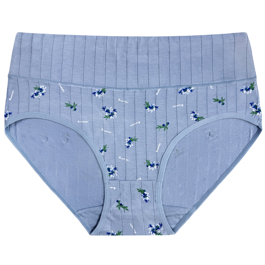 Women's high-waisted breathable everyday full cover panties RM0056 - 3 pieces per pack