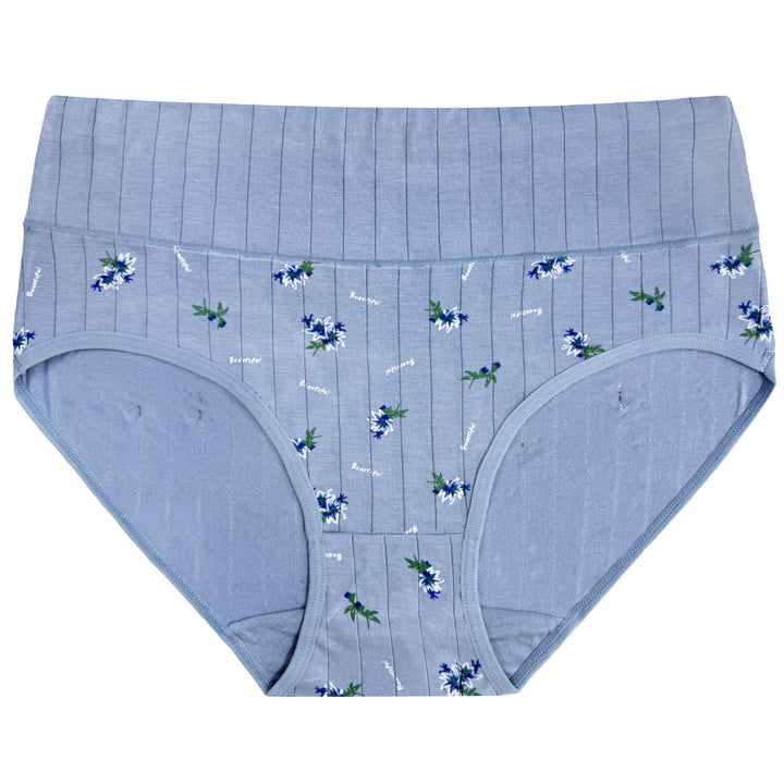 Women's high-waisted breathable everyday full cover panties RM0056 - 3 pieces per pack