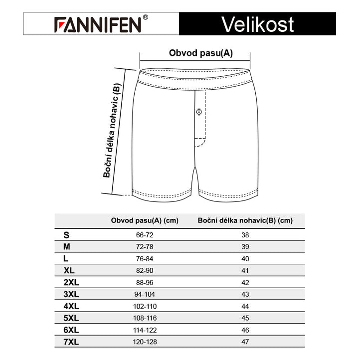 Large size shorts M-6XL PE-405 4pcs in a pack