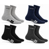 Men's Loose-Top Medical Socks with Geometric Side Detail YTAM-1007 - 4 pairs