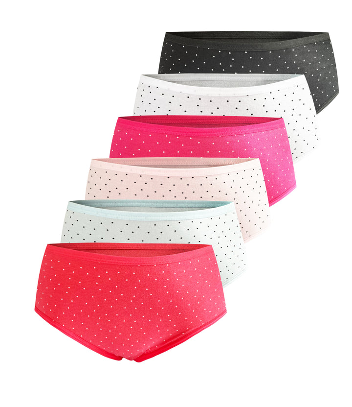 Women's panties POLKA DOT YW4134 - 3 pcs in a pack