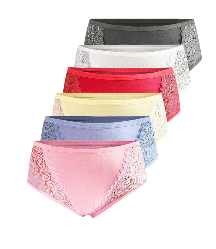 Women's cotton panties YW4138 - 3 pcs in a pack