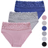 Women's high-waisted cotton BLOSSOM YW4205 - 3 pcs in a pack