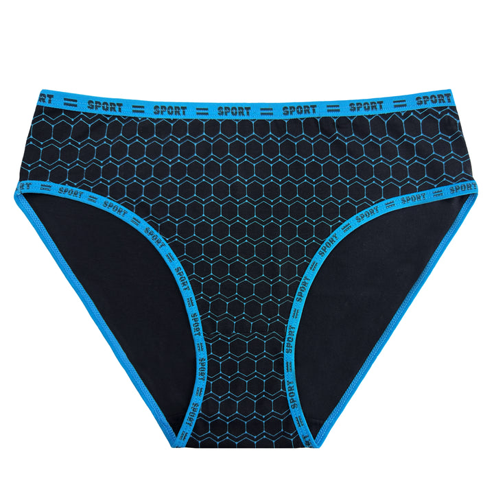 Women's honeycomb breathable ladies hipster panties YW4235 - 3 pieces per pack