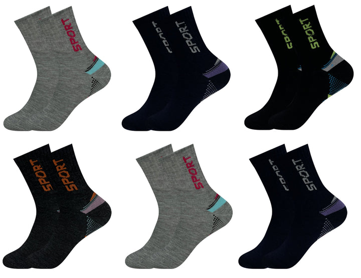 Women's sports socks ZW470 6 pairs